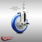 Service Caster 5 Inch 316SS Blue Polyurethane Swivel 3/8 Inch Threaded Stem Caster with Brake SS316TS20S514-PPUB-BLUE-TLB-381615 - alternate 3
